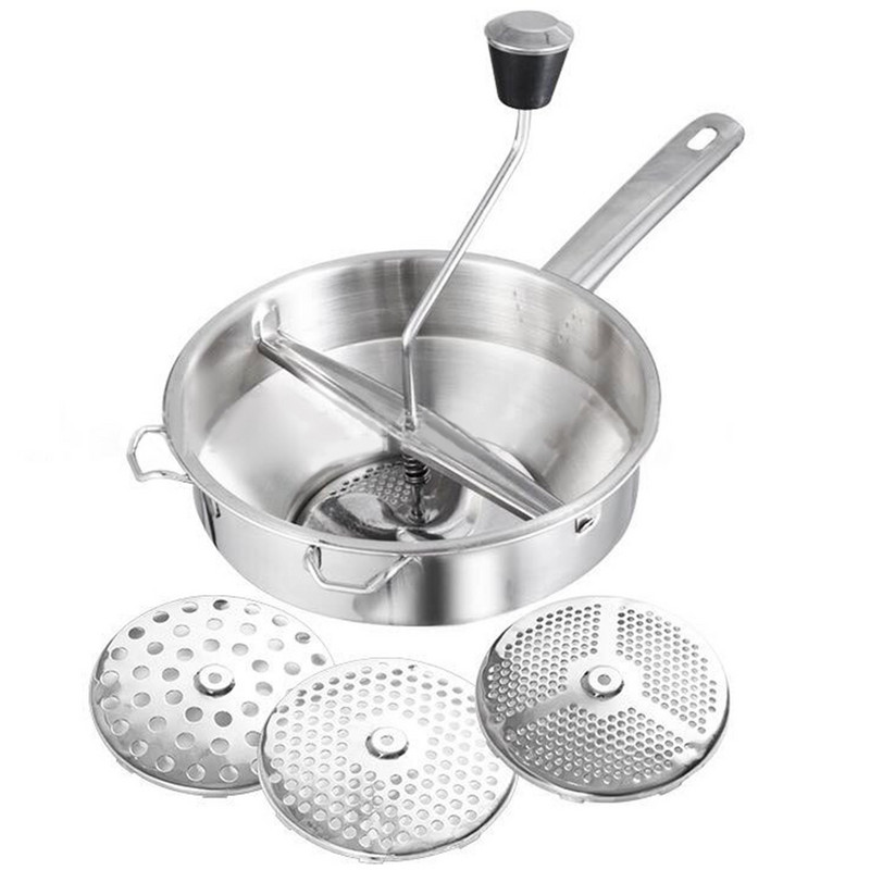 Agitator de cartofi din oțel inoxidabil cu discuri Agitator de cartofi Instrument de zdrobire de fructe și legume Smash de alimente gătite Accesorii de bucătărie