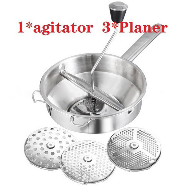 Agitator de cartofi din oțel inoxidabil cu discuri Agitator de cartofi Instrument de zdrobire de fructe și legume Smash de alimente gătite Accesorii de bucătărie