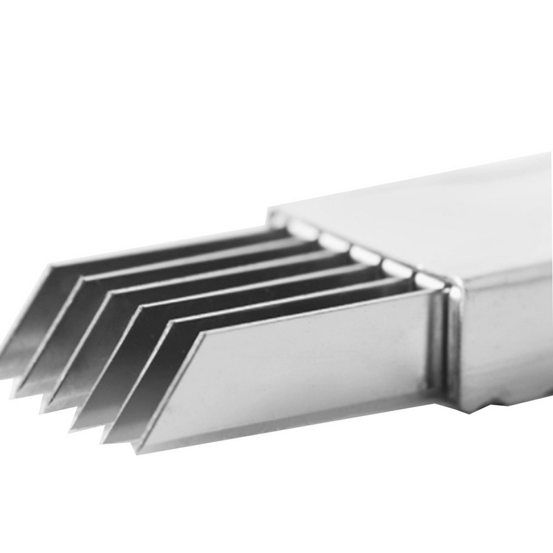 Rozsdamentes acél hagyma Zöldségszeletelő Konyhai Szerszám Scallion Vágó Főző Eszközök Aprító Aprító Konyhai Kiegészítők