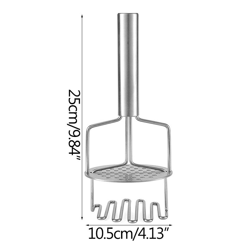Kézi teleszkópos burgonyanyomó, kétrétegű, rozsdamentes acél burgonyapürényomó Konyhai kiegészítők Konyhai konyhai kellékek
