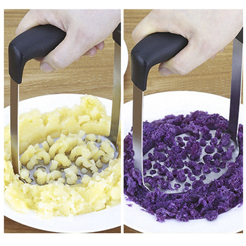 1PC oțel inoxidabil cartofi noroi presiune noroi mașină mașină de zdrobire cartofi Ricer fructe legume unelte accesorii de bucătărie