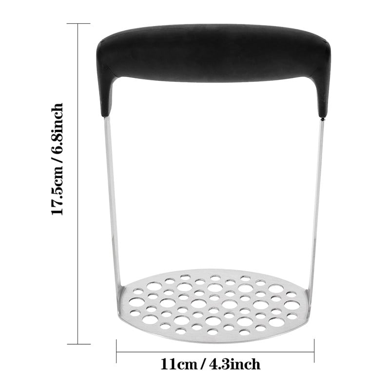 1PC oțel inoxidabil cartofi noroi presiune noroi mașină mașină de zdrobire cartofi Ricer fructe legume unelte accesorii de bucătărie