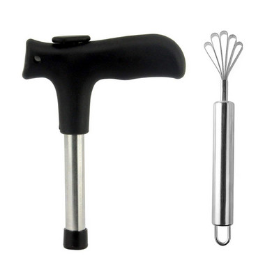 Kokosų atidarytuvas / mėsos ištraukimo skustuvas nerūdijančio plieno vaisių žuvies odos žvynų skustuvas Daugiafunkcis valymo virtuvės priedai