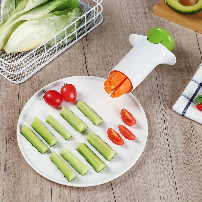Kūrybingi daržovių pjaustyklės vaisiai virtuvės agurkai morkų dalikliai braškių pjaustyklės pjaustyklės virtuvės prietaisų priedai 2022 m. naujas