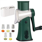 5 în 1 lame înlocuibile Rolă răzătoare pentru legume Tocător de legume multifuncțional Mașină de tăiat fructe de cartofi Tăiător de legume Ustensile de bucătărie