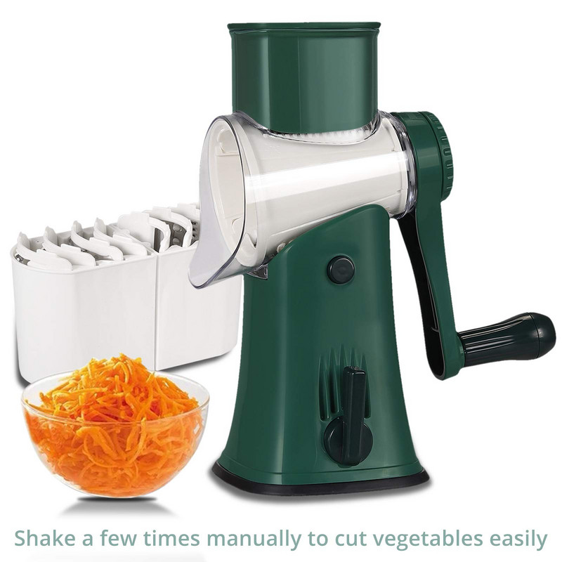 5 în 1 lame înlocuibile Rolă răzătoare pentru legume Tocător de legume multifuncțional Mașină de tăiat fructe de cartofi Tăiător de legume Ustensile de bucătărie