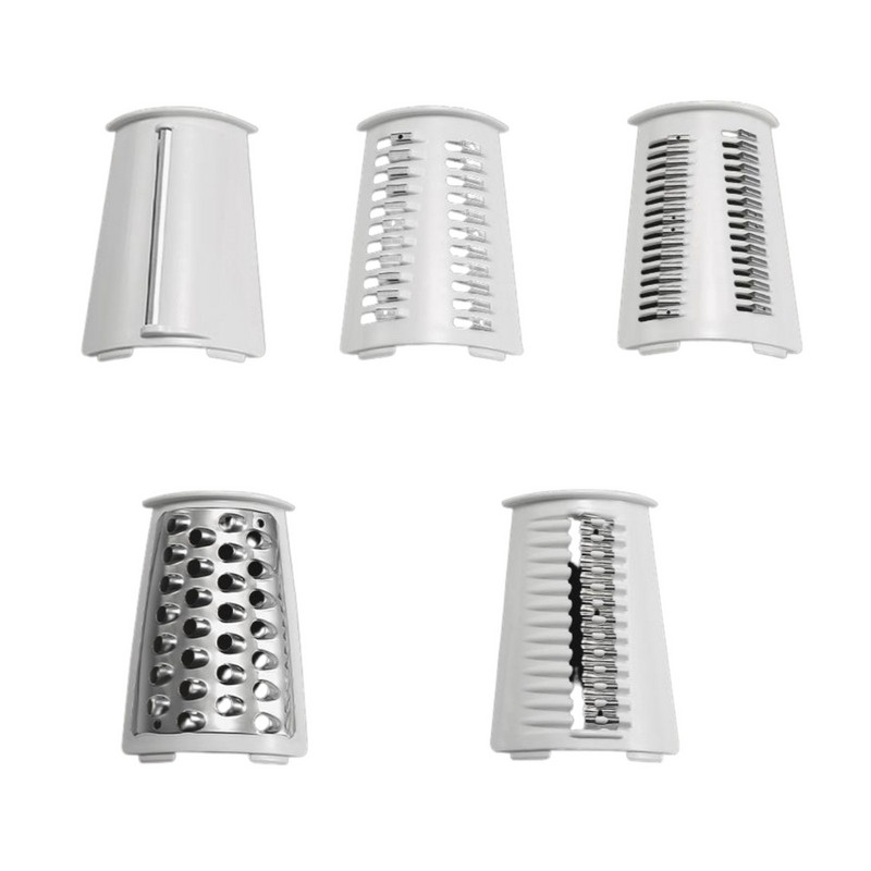 5 în 1 lame înlocuibile Rolă răzătoare pentru legume Tocător de legume multifuncțional Mașină de tăiat fructe de cartofi Tăiător de legume Ustensile de bucătărie