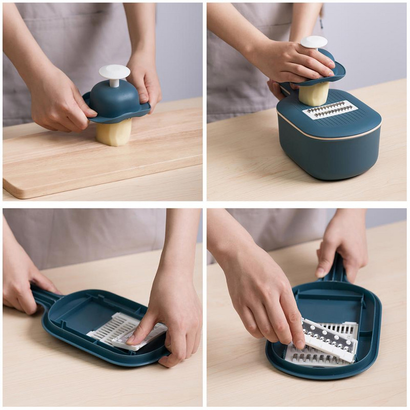 MDZF Sjeckalica za povrće Sjeckalice za krumpir Rezači Rezač Alat za izradu Rezač od nehrđajućeg čelika kuhinjski alati Dodaci