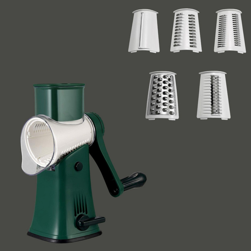 Daugiafunkcis ritininis daržovių trintuvas Rankinis rotacinis trintuvas Bulvių morkų smulkintuvas Sūrio trintuvas Riešutų smulkintuvas Virtuvės reikmenys