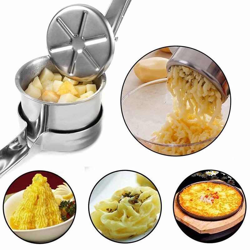 Köögitööriistad Kodumajapidamises kasutatavad kartulipudru- ja riisimismasin, metallist mahlapress, pressimismasin, multifunktsionaalne imiku toidulisandite masin