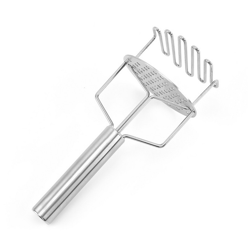 Extruder de cartofi din oțel inoxidabil, cu două straturi, retractabil, de uz casnic, piure de cartofi, instrument pentru piure, moara alimentară, supliment alimentar pentru copii