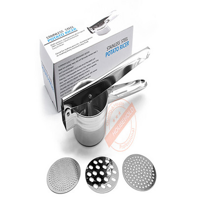 1 set gnječilice za krumpir i povrće od nehrđajućeg čelika, kaše od bundeve i krumpira, preša za kuhinjske alate