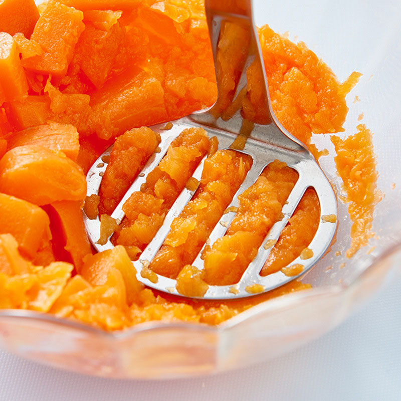 Mașină de zdrobire simplă de cartofi Supliment alimentar pentru bebeluși din oțel inoxidabil Articole de uz casnic Instrument de bucătărie Accesorii de bucătărie Instrumente de gătit