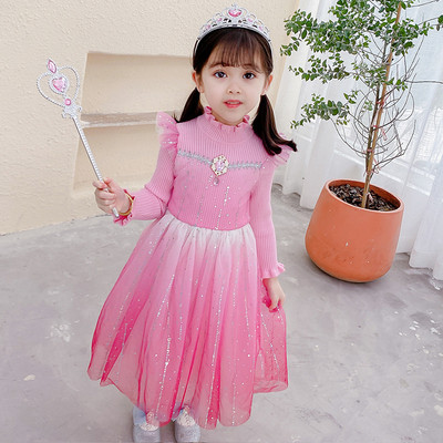 Modern, tüll és kövekkel díszített gyerekruha lányoknak