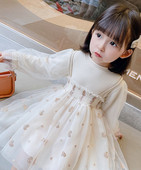 Rochie de tul decupata pentru copii pentru fete