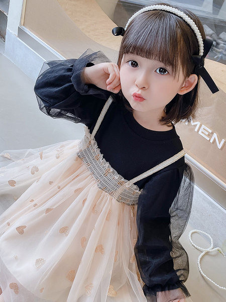 Rochie de tul decupata pentru copii pentru fete