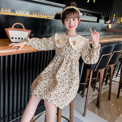 Novi model dječje haljine sa cvjetnim uzorkom za djevojčice