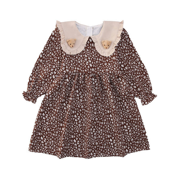 Novi model dječje haljine sa cvjetnim uzorkom za djevojčice