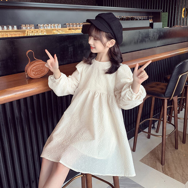 Novi model dječje jesenske haljine dugih rukava za djevojčice