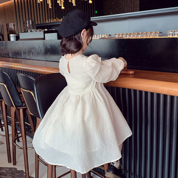 Novi model dječje jesenske haljine dugih rukava za djevojčice