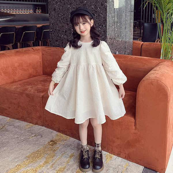 Novi model dječje jesenske haljine dugih rukava za djevojčice