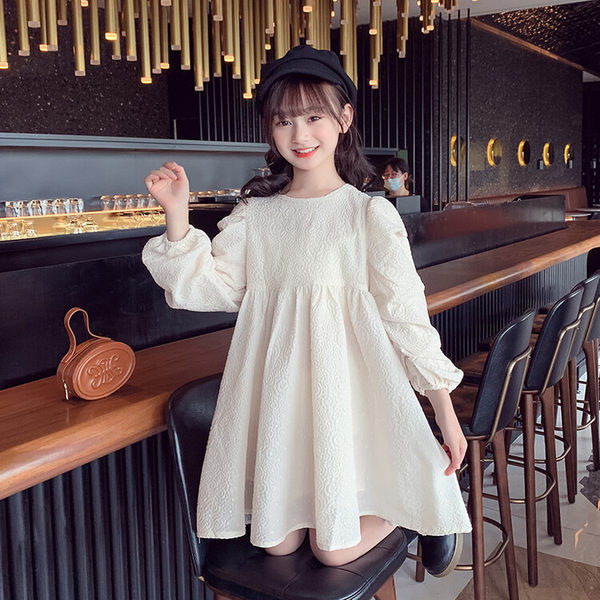 Novi model dječje jesenske haljine dugih rukava za djevojčice