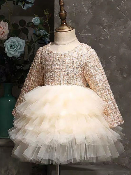 Rochie pentru copii cu maneca lunga, stil printesa