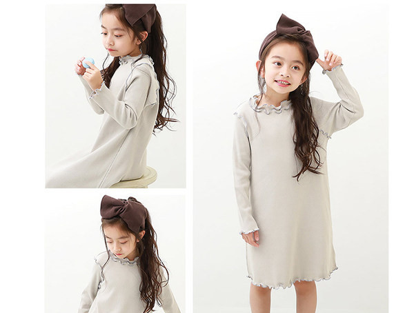 Rochie Copii Primavara Toamna Maneca Lunga pentru Fete