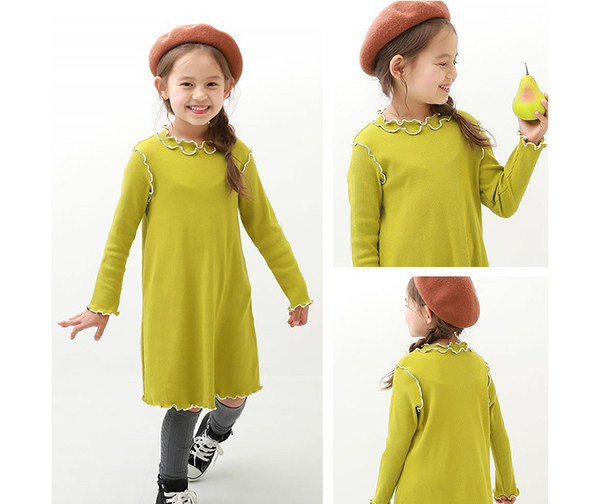 Rochie Copii Primavara Toamna Maneca Lunga pentru Fete