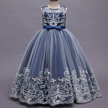 Νέο μοντέλο μοντέρνο φόρεμα με κορδέλα και κέντημα