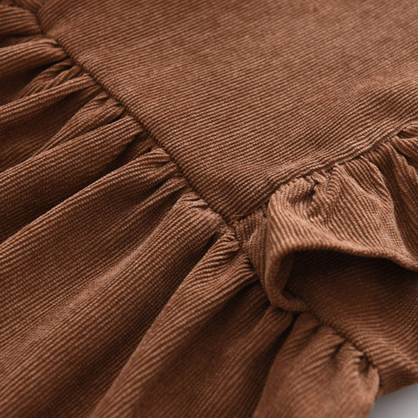 Rochie de copii pentru fete cu maneci lungi si decolteu oval