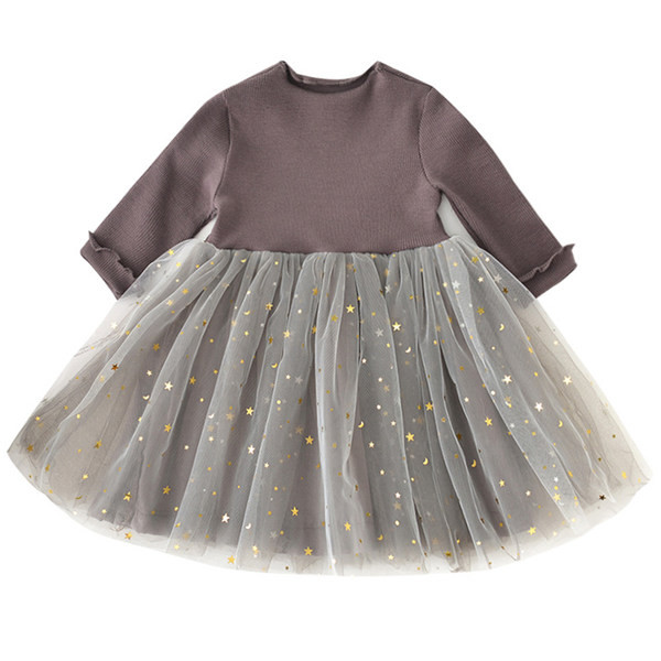 Modern rátétes tüll ruha lányoknak