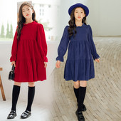 Letisztult modell őszi ruha lányoknak hosszú ujjal