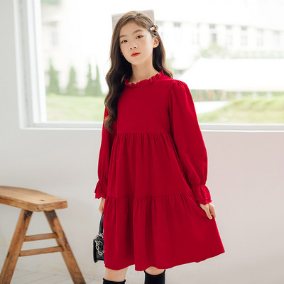 Letisztult modell őszi ruha lányoknak hosszú ujjal