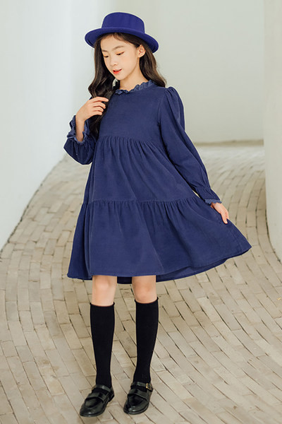 Letisztult modell őszi ruha lányoknak hosszú ujjal