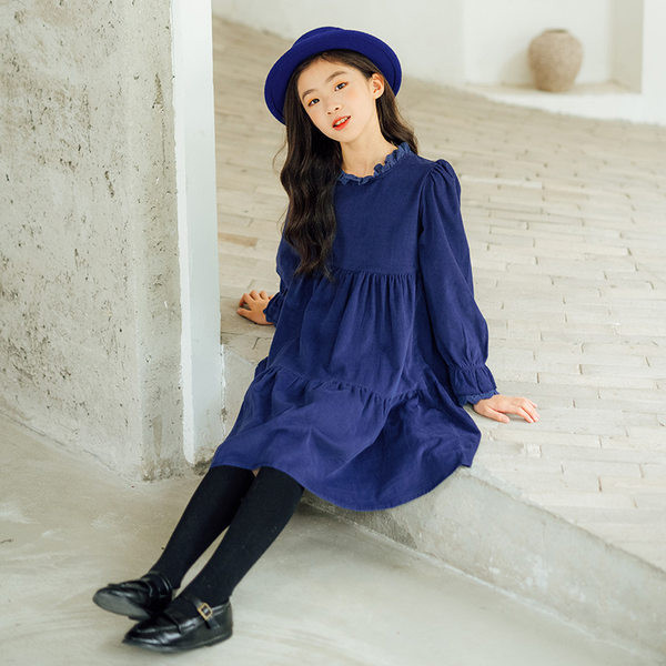 Letisztult modell őszi ruha lányoknak hosszú ujjal