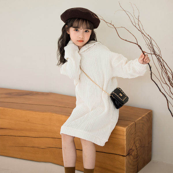 Lezser lányok őszi téli ruha kapucnival és hosszú ujjú