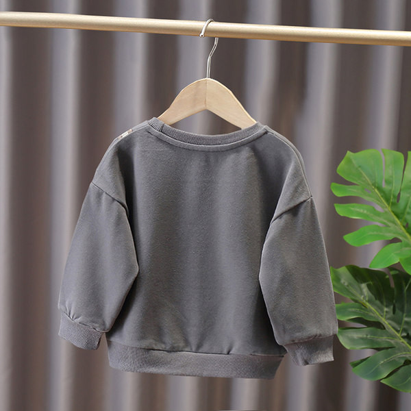 Ležerna bluza s okruglim izrezom za dječake