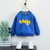 Hanorac pentru băieți pentru copii cu căptușeală din puf și decolteu O