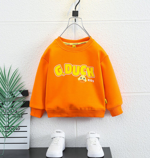 Hanorac pentru băieți pentru copii cu căptușeală din puf și decolteu O