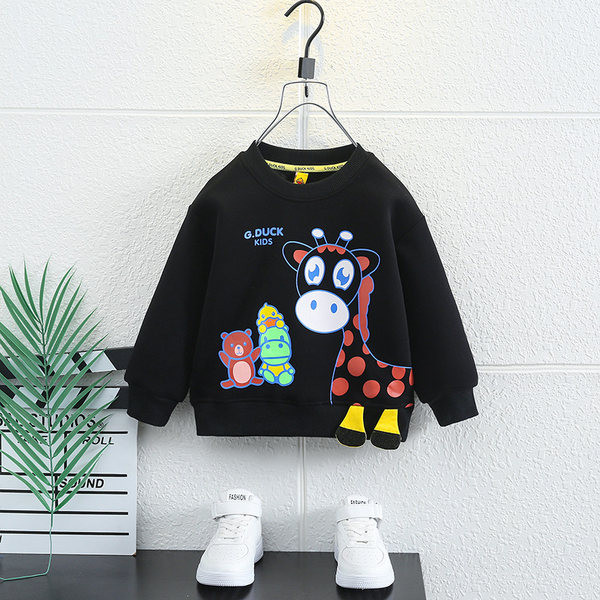 Bluză casual cu imprimeu color pentru băieți