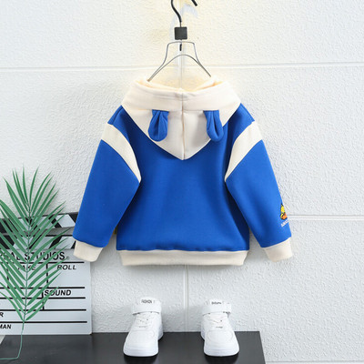 Hanorac pentru copii pentru baieti cu buzunar si gluga