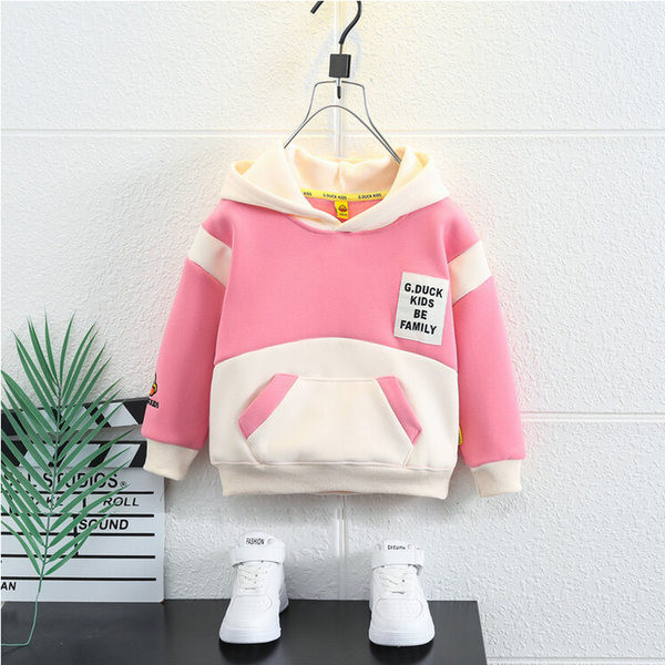 Vaikiškas megztinis berniukams su kišene ir gobtuvu