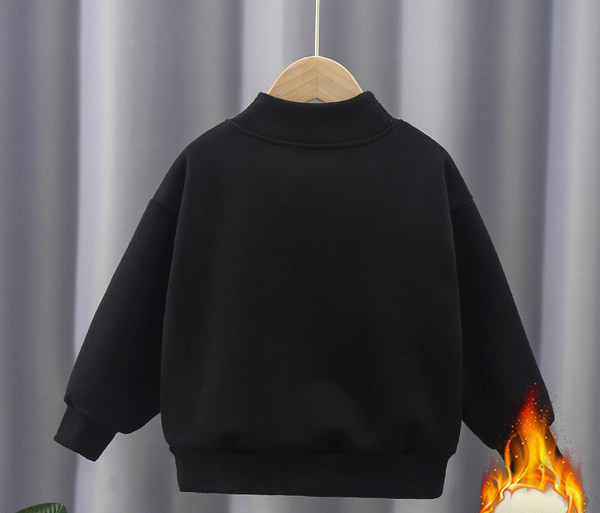 Bluza de iarna pentru copii cu element 3D pentru baieti