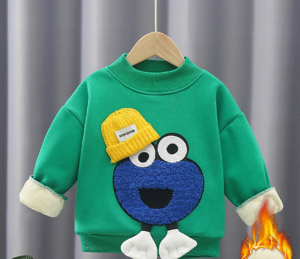 Bluza de iarna pentru copii cu element 3D pentru baieti