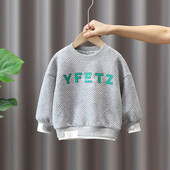 Vaikiška laisvalaikio palaidinė su siuvinėjimu berniukams