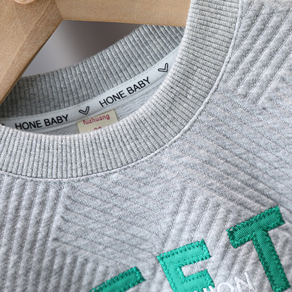 Vaikiška laisvalaikio palaidinė su siuvinėjimu berniukams