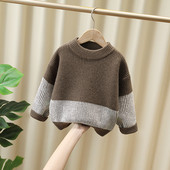 Dječji pulover s O-izrezom za dječake