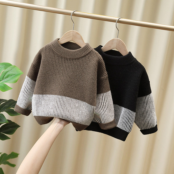 Dječji pulover s O-izrezom za dječake