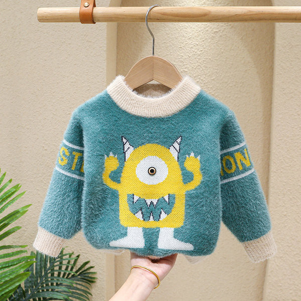Novi dezen dječjeg džempera s vezom za dječake